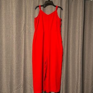 Elegant Red Jumpsuit